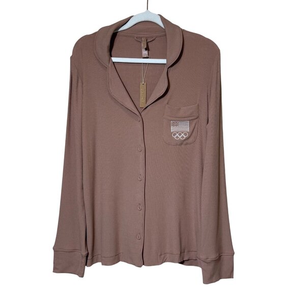 SKIMS Soft Lounge Sleep Set Team USA Sienna XS - Picture 3 of 13